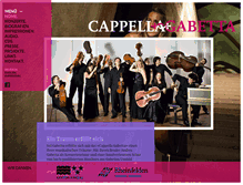 Tablet Screenshot of cappellagabetta.com